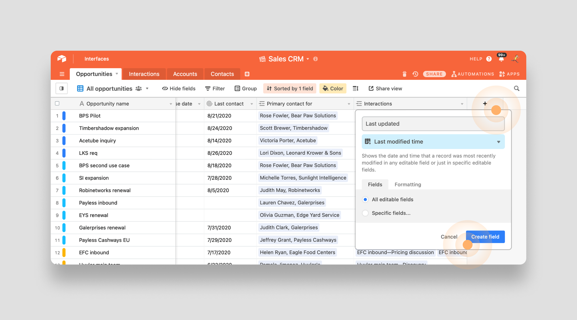 airtable interface