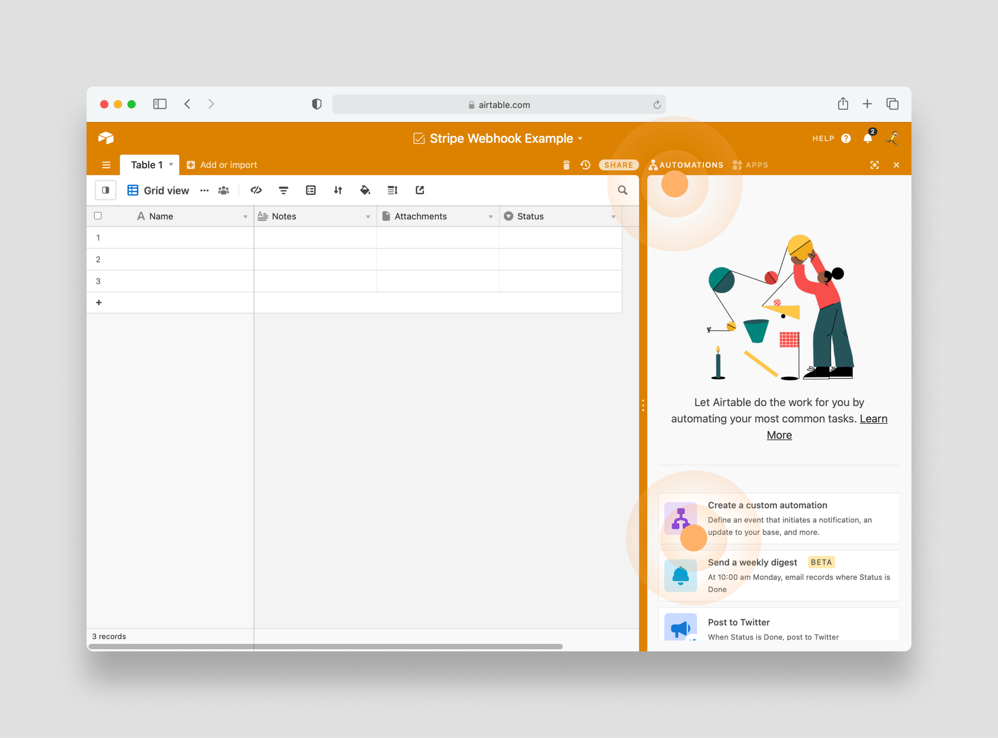 airtable automations