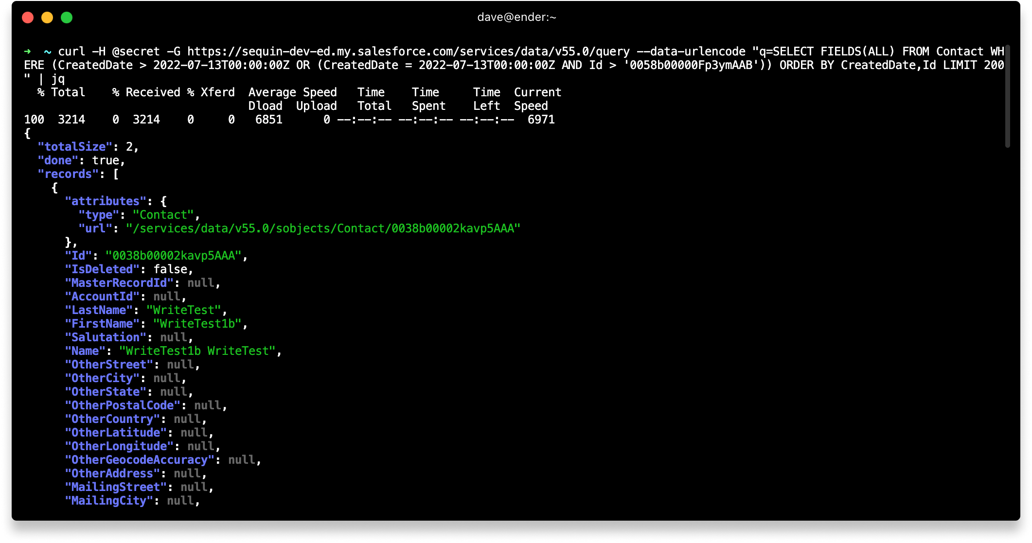 SOQL query using CreatedDate